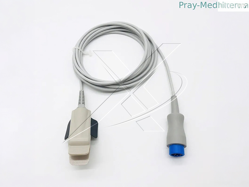 Compatible mindray T5 adult finger spo2 sensor ,round 7pin